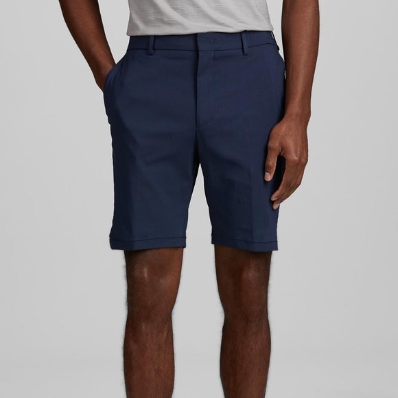 Jos. A. Bank Men's Warp Stretch Tailored Fit Shorts Size 44 NWT Navy Blue - Picture 1 of 6
